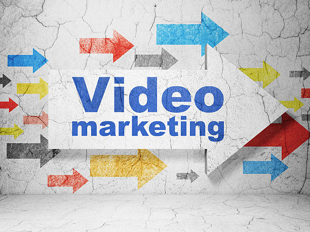istock Business concept: arrow with Video Marketing on grunge wall background 461937121