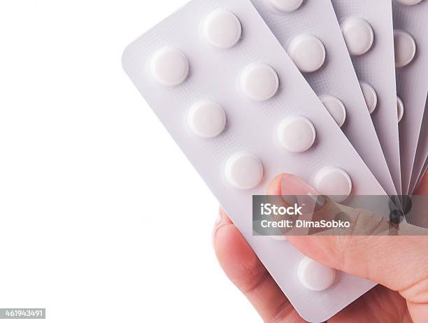 Embalagem De Comprimido - Fotografias de stock e mais imagens de Antibiótico - Antibiótico, Aspirina, Branco