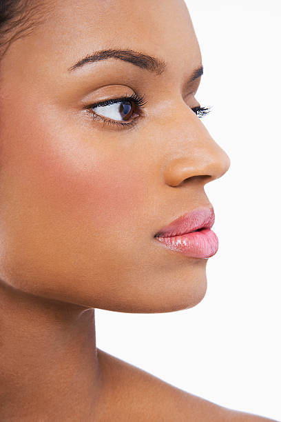 istock Woman Wearing Pink Lipstick 461946109
