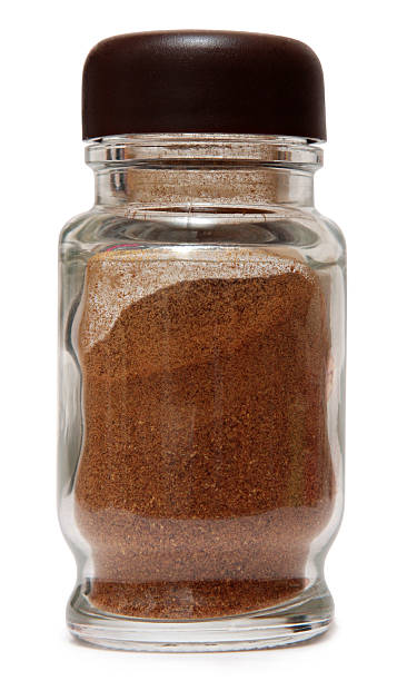 istock Spices. Glass Jar With Pepper, Isolated On White Background. 461949955