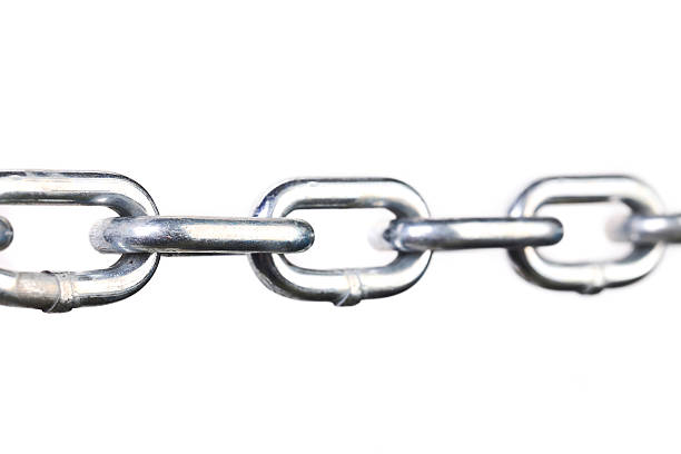 istock Close up of links a chain. 461952049