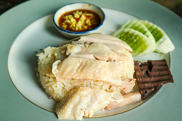 istock Rice steamed with chicken soup 461953211