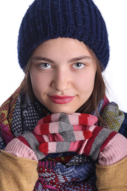 istock Winter girl portrait 461955199