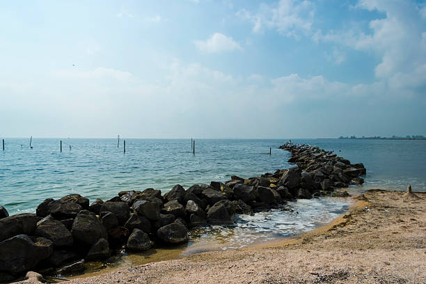 istock Sea coast against  blue sky background. 461956221