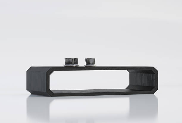 istock Little Black Wood Table Perspective 461961215