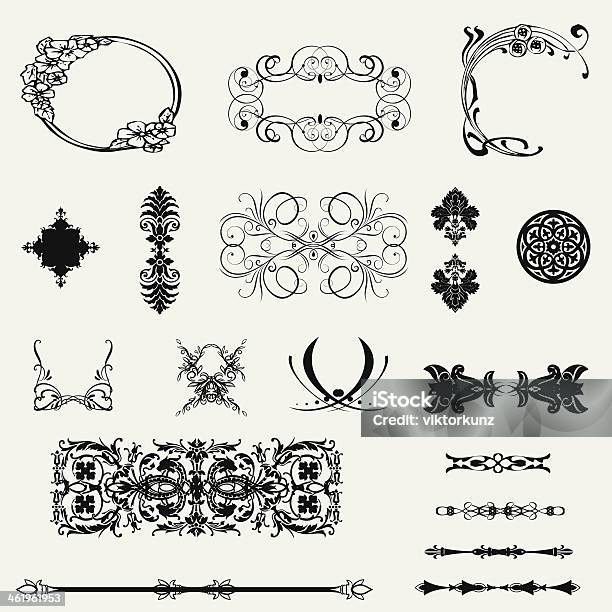 Calligraphic Design Elements - お祝いのストックフォトや画像を多数ご用意 - お祝い, しぶきを上げる, カリグラフィー