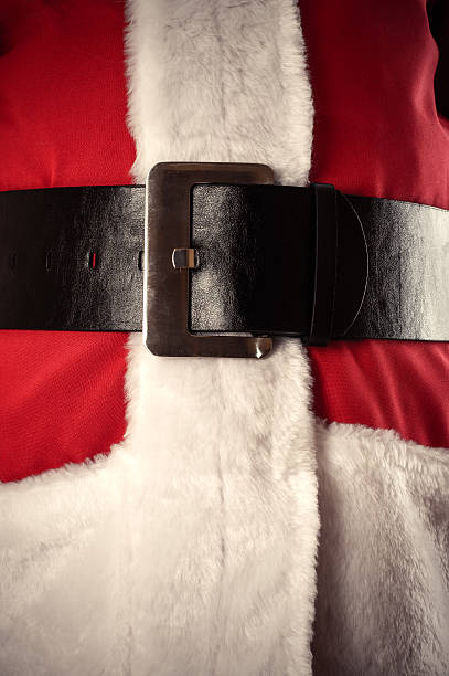 istock A thick black belt worn by Santa Claus 461963027