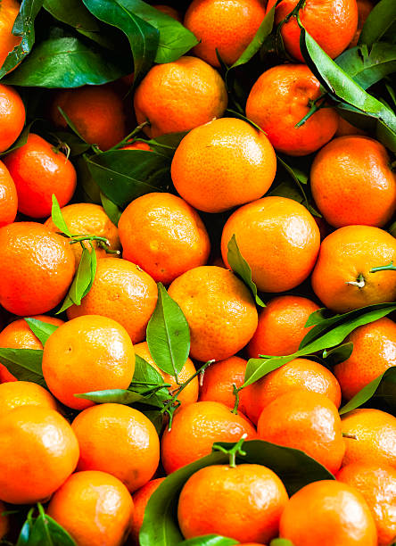 istock Mandarins on Display at a Local Market 461963035