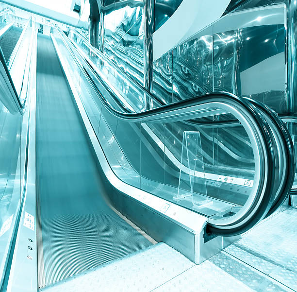 istock Escalator in Modern Airport 461963995