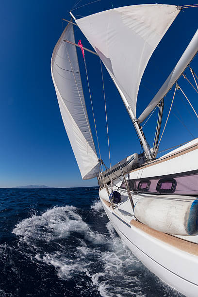 istock Sailing boat in the sea 461964057
