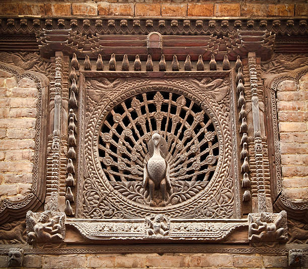 istock Peacock Window in Bhaktapur.  Nepal. 461964351