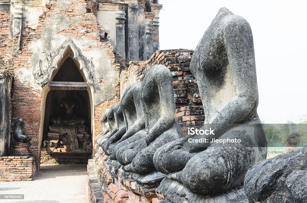 Roto en Ayuttaya Buda, Tailandia - Foto de stock de Acontecimientos en las noticias libre de derechos