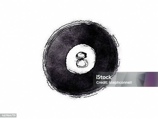 Boule 8 Billard Vecteurs libres de droits et plus d'images vectorielles de Boule 8 - Boule 8, Aquarelle, Balle ou ballon