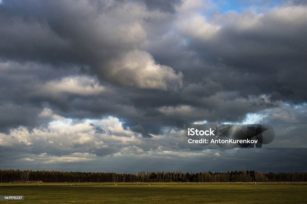 Sky Bügelfalte in Modlin - Lizenzfrei Bedeckter Himmel Stock-Foto