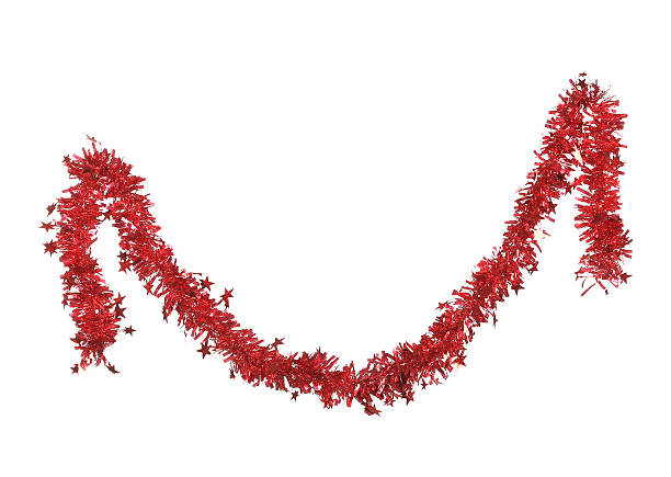 크리스마스 아르카디아, 반짝이 조각, 스타즈. - tinsel 뉴스 사진 이미지