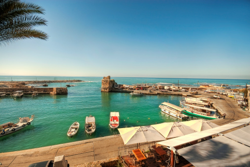 Small harbor, Byblos, Lebanon