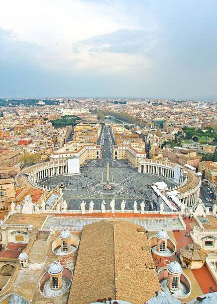 istock View of St. Peter's Square, Vatican 461973097