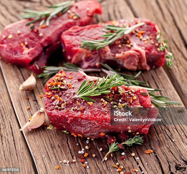 Beef Steak Stock Photo - Download Image Now - Meat, Raw Food, Freshness