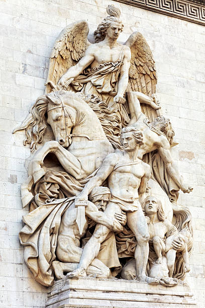 istock Moldings on the Arc de Triomphe. Paris. France. 461974109