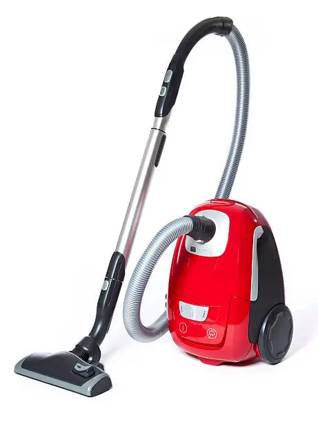 Photo of Red and black small vacuum cleaner