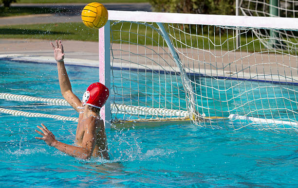 Water Polo Goal,Goalie water polo cap stock pictures, royalty-free photos & images