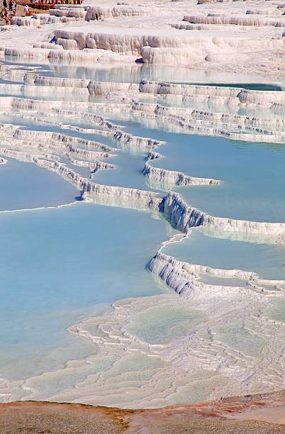 istock Travertine pools and terraces at Pamukkale, Turkey 461989361