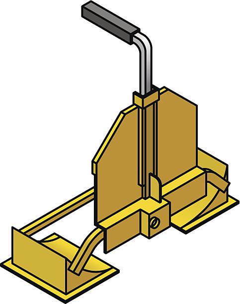 ilustrações, clipart, desenhos animados e ícones de tranca de roda - trapped wheel clamp car land vehicle