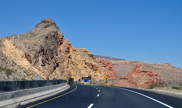 istock Curvy Road near Virgin River Canyon Recreation Area 461997417