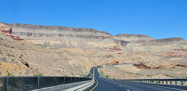 istock Road through the Desert Landscape 461997427