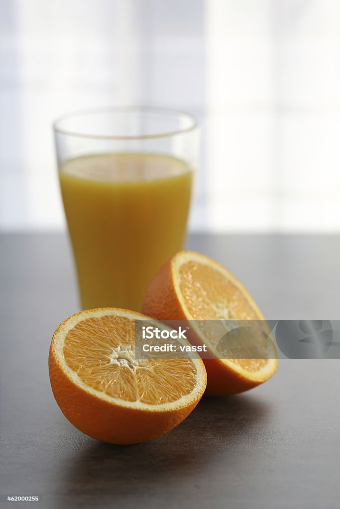 Sok z pomarańczy - Zbiór zdjęć royalty-free (Biały)