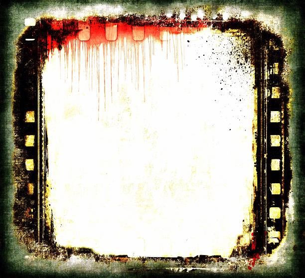istock Vintage film strip frame 462001225