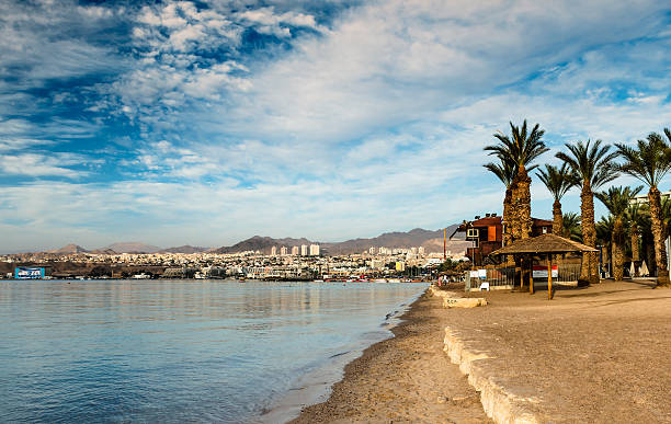 istock View on Eilat , north beach and the Red sea 462003457