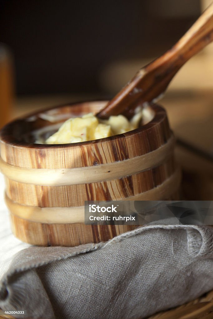 Food, dairy, butter churn Butter Churn Stock Photo