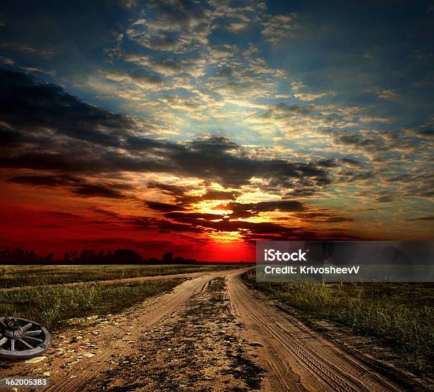 Country Road Stock Photo - Download Image Now - Asphalt, Dawn, Direction