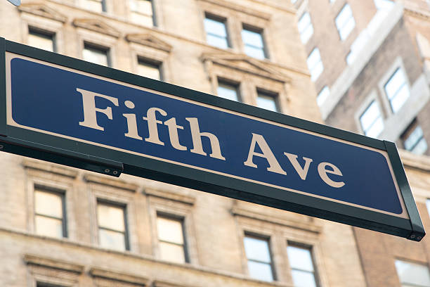 Fifth Avenue Sign Post, New York, USA