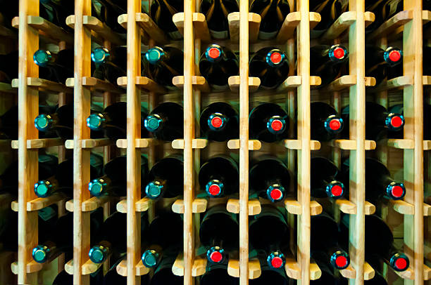 istock Wine bottles in the shop 462006811