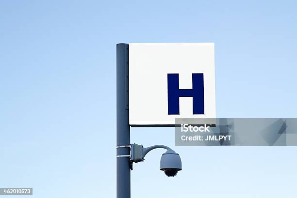 Panel Hospital White France Stock Photo - Download Image Now - Accidents and Disasters, Copy Space, Direction