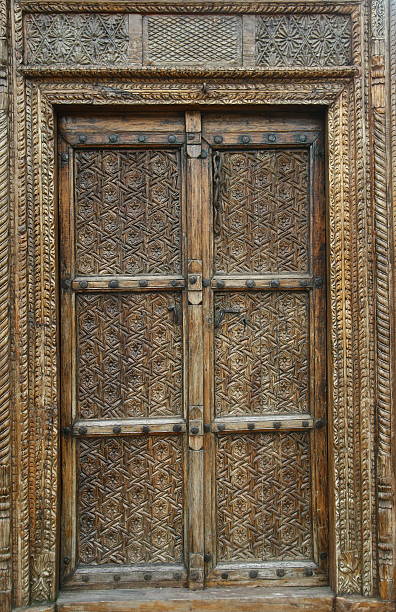 istock vintage wood door 462027419