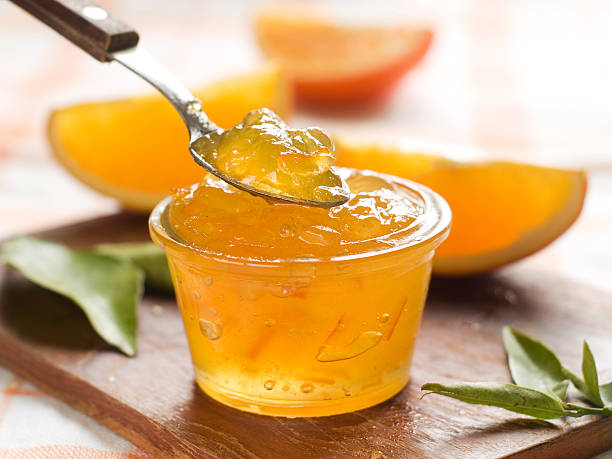 감귤류 jam - gelatin dessert orange fruit marmalade 뉴스 사진 이미지