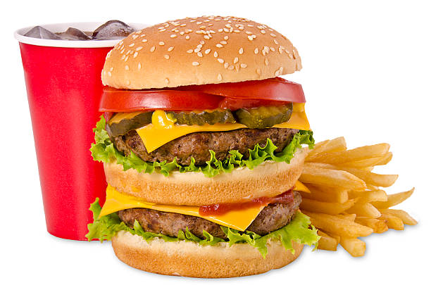 istock Burger, french fries and cola 462028771