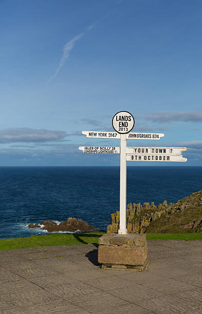 istock Signpost Lands End Cornwall UK famous tourist attraction 462029821