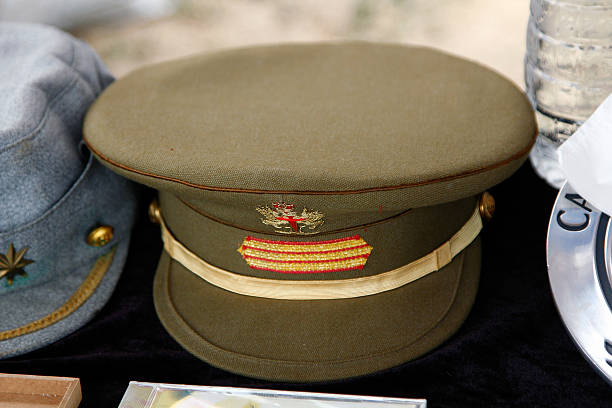 istock peaked cap a sergeant of the Spanish Army 462030327