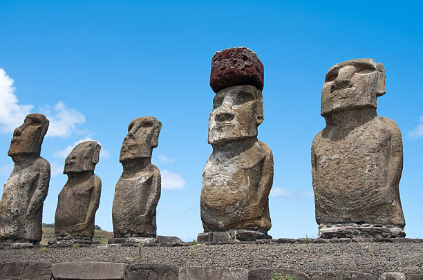 istock Moais in Ahu Tongariki, Easter island (Chile) 462030593