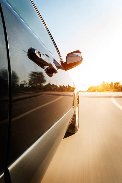 istock car on the road with motion blur background 462031607