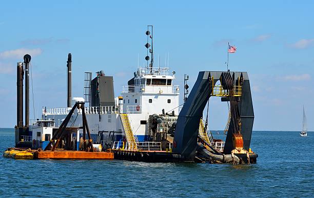 istock Dredger on the inlet of Saint Augustine, Florida 462032927