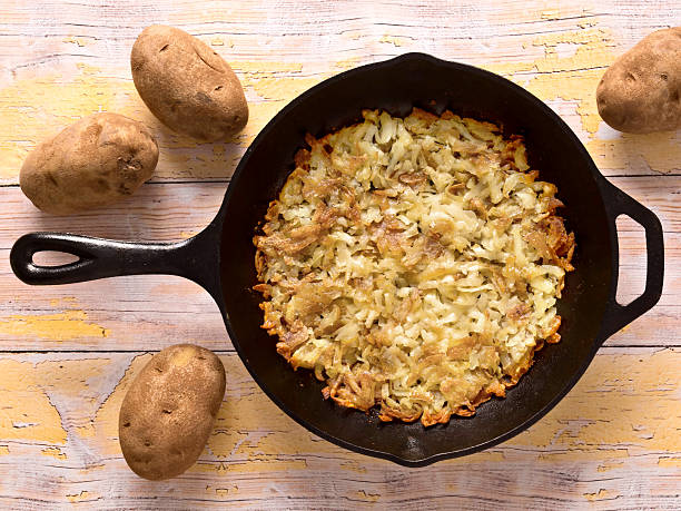 swiss batatas rosti - roesti - fotografias e filmes do acervo