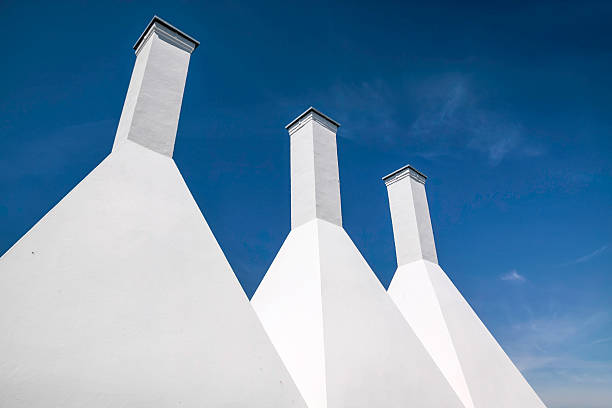 Smokehouse chimney on Bornholm