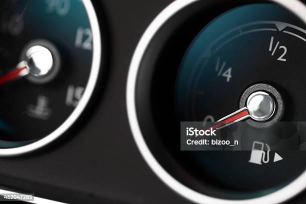 Fuel Gauge Stock Photo - Download Image Now - Car, Control Panel, Dashboard - Vehicle Part