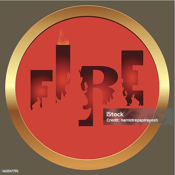 Fire Sign Background Vector Fire Sign Stock Illustration - Download Image Now - Calligraphy ...