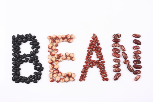 Beans are combined into a letter